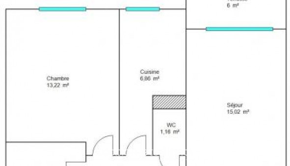 Logement tudiant T2 à Nice (06100)