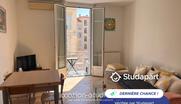 Logement tudiant T2 à Nice (06100)