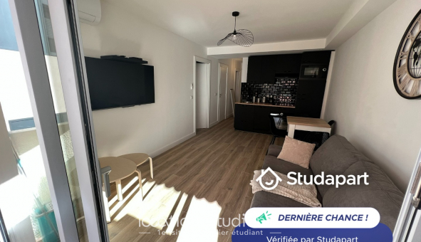 Logement tudiant T2 à Nice (06100)