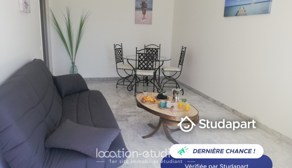 Logement tudiant Location T2 Meublé Nice (06100)