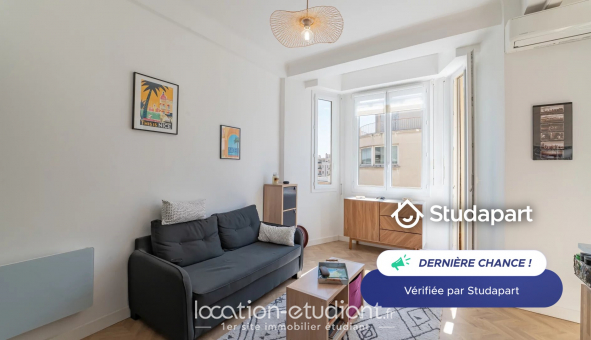 Logement tudiant Location T2 Meublé Nice (06100)