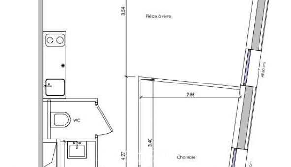 Logement tudiant T2 à Palaiseau (91120)