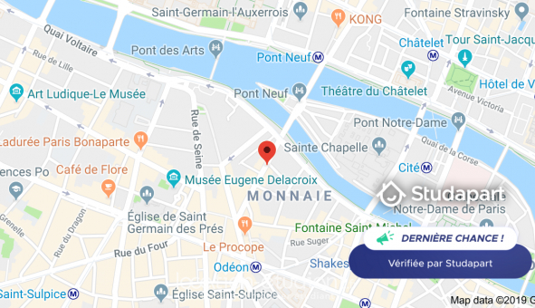 Logement tudiant T2 à Paris 06me arrondissement (75006)