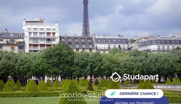 Logement tudiant T2 à Paris 07me arrondissement (75007)