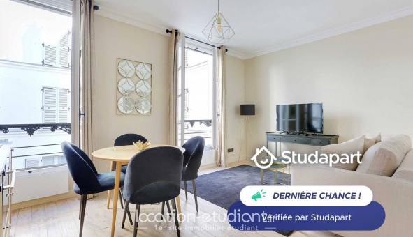 Logement tudiant Location T2 Meublé Paris 07me arrondissement (75007)