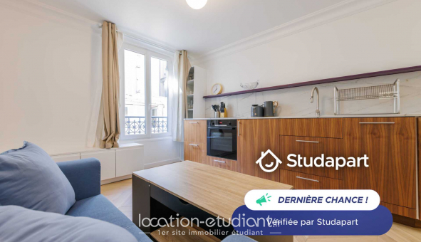 Logement tudiant T2 à Paris 08me arrondissement (75008)