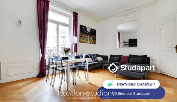 Logement tudiant T2 à Paris 08me arrondissement (75008)