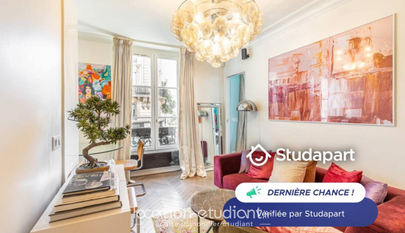 Logement tudiant Location T2 Meublé Paris 08me arrondissement (75008)