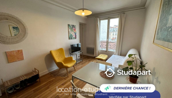 Logement tudiant T2 à Paris 12me arrondissement (75012)