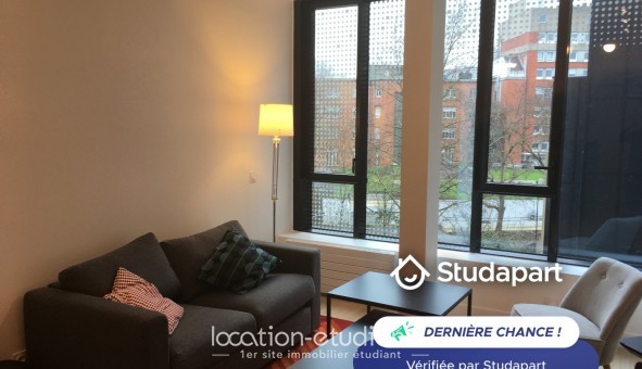 Logement tudiant Location T2 Meublé Paris 13me arrondissement (75013)