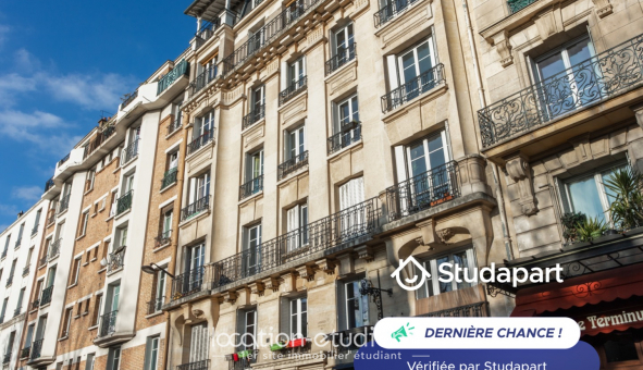 Logement tudiant T2 à Paris 15me arrondissement (75015)