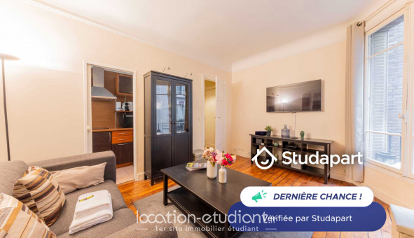 Logement tudiant T2 à Paris 15me arrondissement (75015)