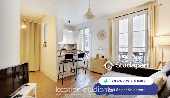 Logement tudiant T2 à Paris 15me arrondissement (75015)