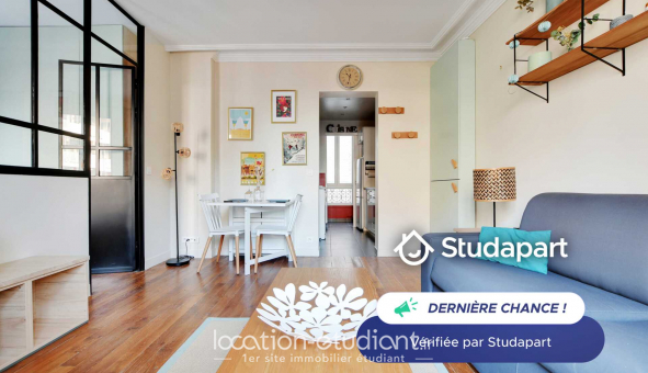 Logement tudiant Location T2 Meublé Paris 15me arrondissement (75015)