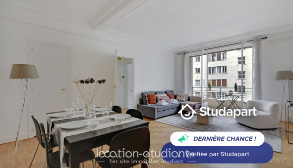 Logement tudiant T2 à Paris 16me arrondissement (75016)