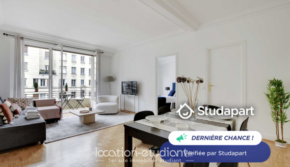 Logement tudiant T2 à Paris 16me arrondissement (75016)