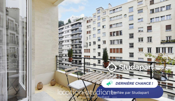 Logement tudiant T2 à Paris 16me arrondissement (75016)