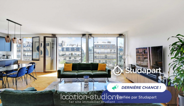 Logement tudiant T2 à Paris 16me arrondissement (75016)