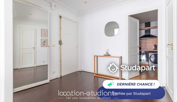 Logement tudiant T2 à Paris 16me arrondissement (75016)