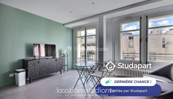 Logement tudiant Location T2 Meublé Paris 16me arrondissement (75016)