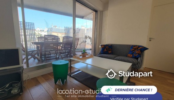 Logement tudiant T2 à Paris 16me arrondissement (75016)