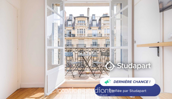 Logement tudiant T2 à Paris 17me arrondissement (75017)