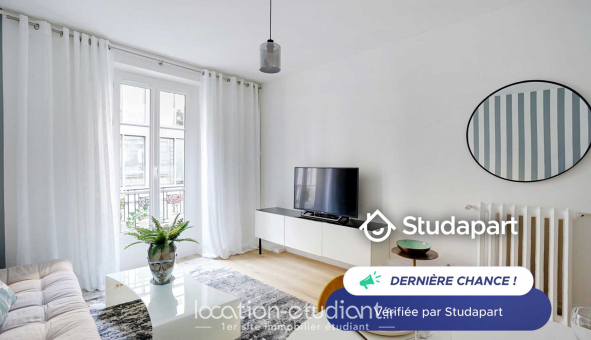 Logement tudiant T2 à Paris 17me arrondissement (75017)