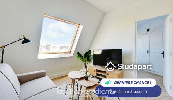 Logement tudiant T2 à Paris 17me arrondissement (75017)