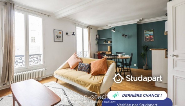 Logement tudiant Location T2 Meublé Paris 17me arrondissement (75017)