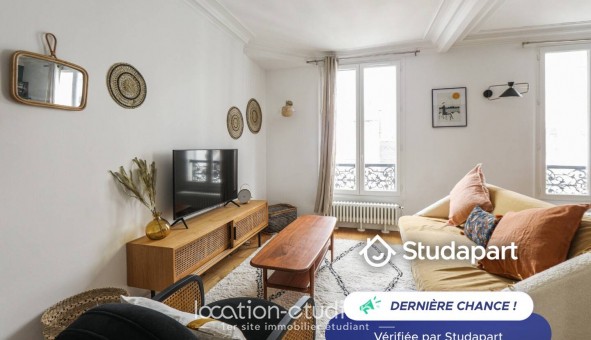 Logement tudiant T2 à Paris 17me arrondissement (75017)