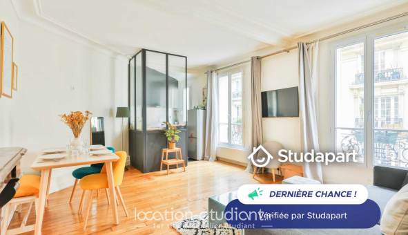 Logement tudiant T2 à Paris 18me arrondissement (75018)