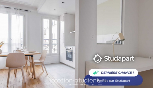 Logement tudiant T2 à Paris 19me arrondissement (75019)