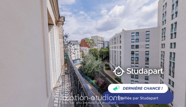 Logement tudiant T2 à Paris 19me arrondissement (75019)