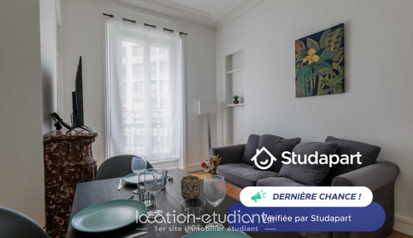 Logement tudiant T2 à Paris 19me arrondissement (75019)