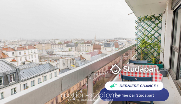 Logement tudiant T2 à Paris 19me arrondissement (75019)