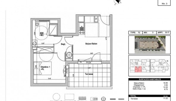 Logement tudiant T2 à Perpignan (66100)