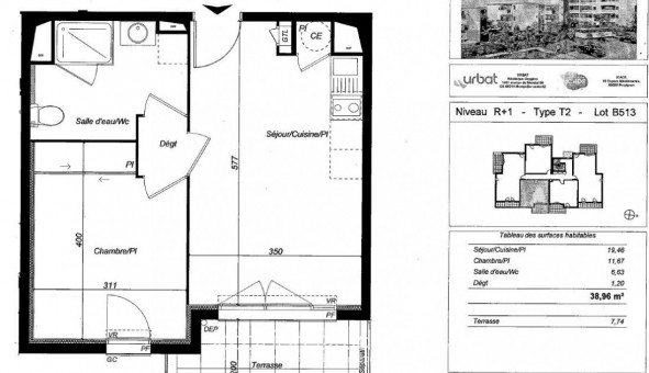 Logement tudiant T2 à Perpignan (66100)