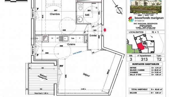 Logement tudiant T2 à Saint Av (56890)