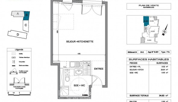 Logement tudiant T2 à Saint Sbastien sur Loire (44230)