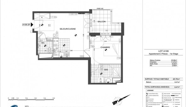 Logement tudiant T2 à Sannois (95110)