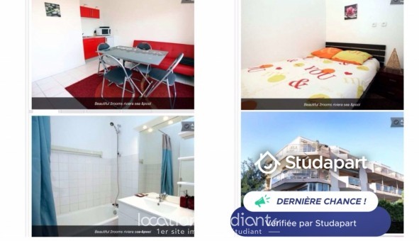 Logement tudiant T2 à Vallauris (06220)