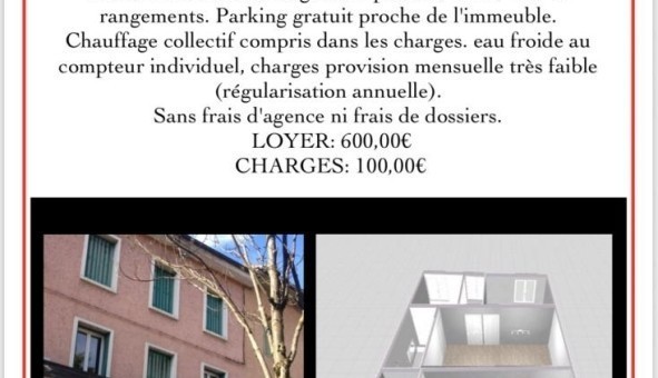 Logement tudiant T3 à Apremont (01100)