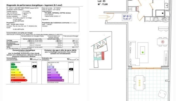 Logement tudiant T3 à Arpajon (91290)