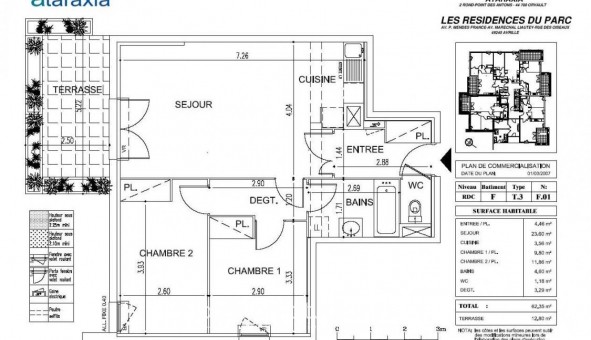 Logement tudiant T3 à Avrill (49240)