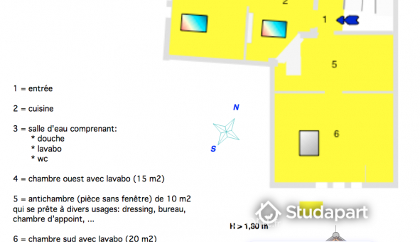 Logement tudiant T3 à Bagnolet (93170)