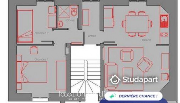 Logement tudiant T3 à Biarritz (64200)