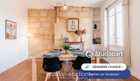 Logement tudiant T3 à Bordeaux (33300)