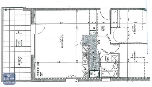 Logement tudiant T3 à Cessy (01170)