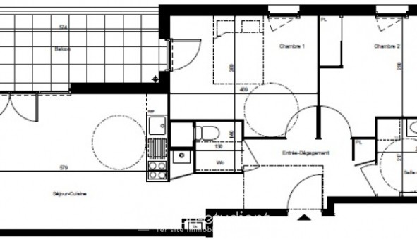 Logement tudiant T3 à Chtillon sur Cluses (74300)