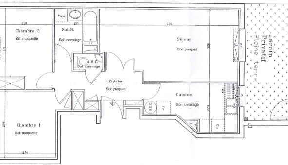 Logement tudiant T3 à Colombes (92700)